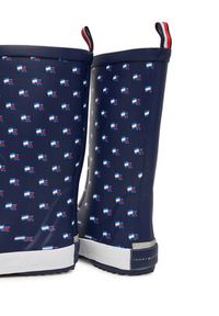 TOMMY HILFIGER - Tommy Hilfiger Kalosze Rain Boot T3XC-33922-1846 S Granatowy. Kolor: niebieski. Materiał: syntetyk #6