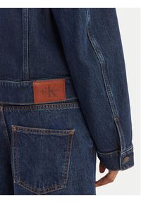 Calvin Klein Jeans Kurtka jeansowa Classic LV047E903G Granatowy Regular Fit. Kolor: niebieski. Materiał: bawełna #5