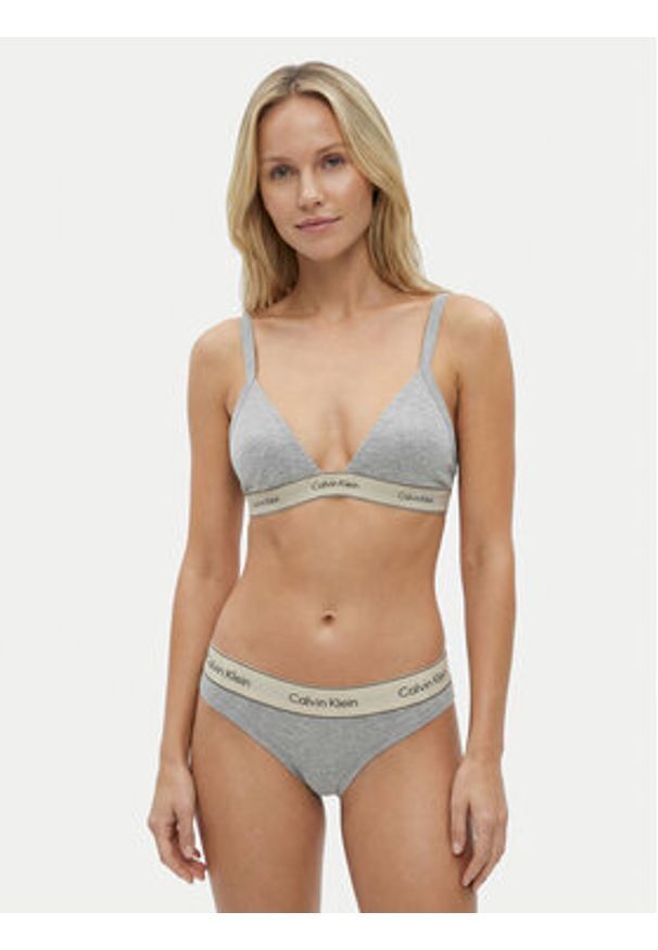 Calvin Klein Underwear Figi klasyczne LV00QF8598 Szary. Kolor: szary. Materiał: bawełna