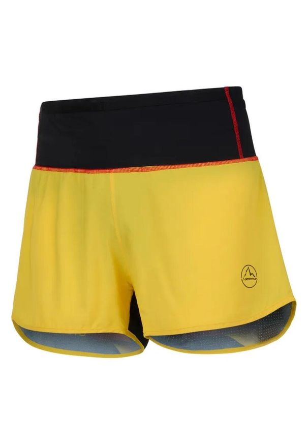 LA SPORTIVA - Spodenki do biegania męskie La Sportiva Tempo Short. Kolor: żółty