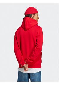 Adidas - adidas Bluza Essentials Fleece Hoodie H47018 Czerwony Regular Fit. Kolor: czerwony. Materiał: bawełna #4