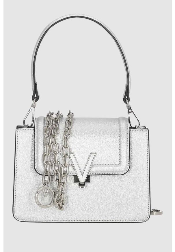Valentino by Mario Valentino - VALENTINO Srebrna torebka Queens. Kolor: srebrny