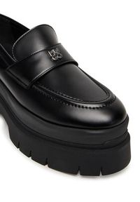 Hugo - HUGO Loafersy Kris 50548194 Czarny. Kolor: czarny. Materiał: skóra