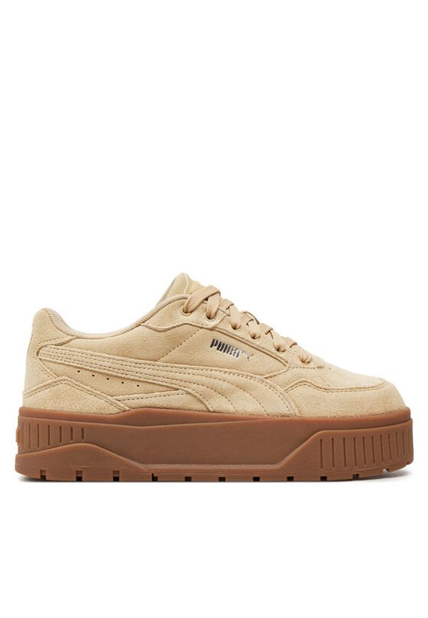 Puma Sneakersy Karmen Ii Idol Sd 397462 01 Beżowy. Kolor: beżowy. Materiał: zamsz, skóra