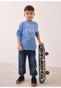 bonprix - Dżinsy regular fit z elastyczną gumką w talii. Kolor: niebieski #3