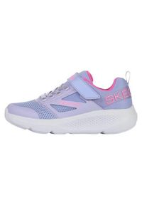 skechers - Buty do chodzenia dla dzieci Skechers Go Run Elevate Up. Kolor: niebieski. Materiał: syntetyk, materiał. Szerokość cholewki: normalna. Sport: bieganie, turystyka piesza