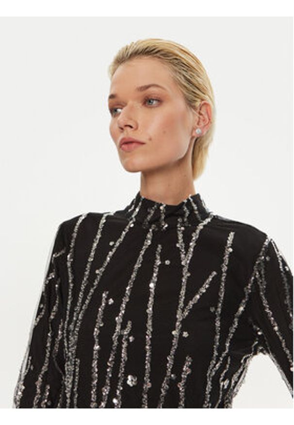 Bruuns Bazaar Bluzka Ignaras BBW4157 Czarny Regular Fit. Kolor: czarny. Materiał: syntetyk