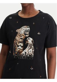 Liu Jo T-Shirt WA6331 JS904 Czarny Regular Fit. Kolor: czarny. Materiał: bawełna #2