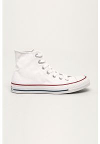 Converse - Trampki Chuck Taylor All Star. Nosek buta: okrągły. Zapięcie: sznurówki. Kolor: biały. Materiał: guma. Szerokość cholewki: normalna