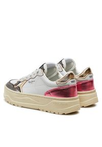 Pepe Jeans Sneakersy Kore Moon W PLS00022 Biały. Kolor: biały. Materiał: skóra