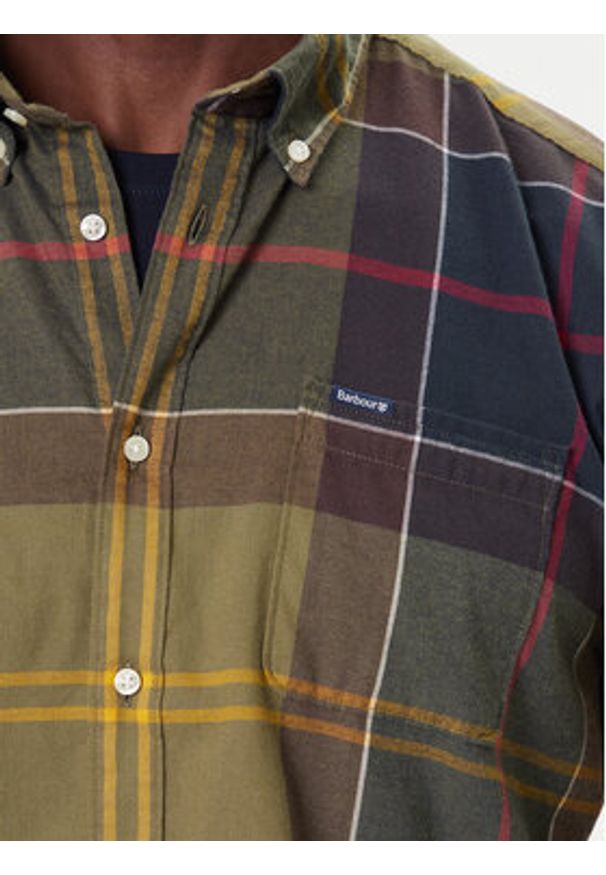 Barbour Koszula Glendale MSH4992TN52 Zielony Regular Fit. Kolor: zielony. Materiał: bawełna