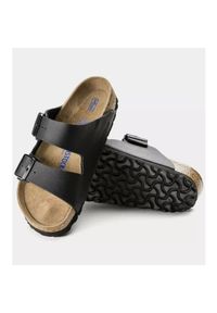 Klapki Birkenstock Arizona Bs 0551253 czarne. Kolor: czarny. Materiał: skóra, syntetyk, zamsz, materiał. Styl: klasyczny #3