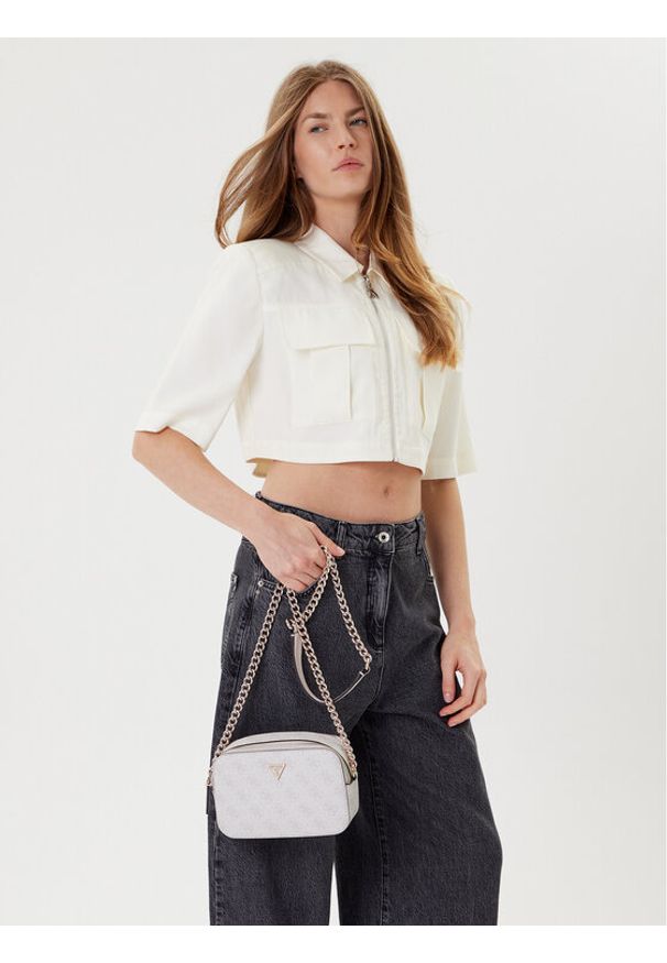 Guess Torebka Noelle II HWBG96 72140 Biały. Kolor: biały. Materiał: skórzane