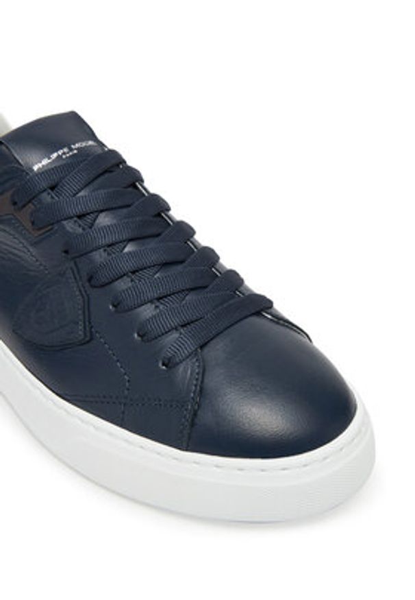 Philippe Model Sneakersy A006053 BTLU V016 Granatowy. Kolor: niebieski. Materiał: skóra