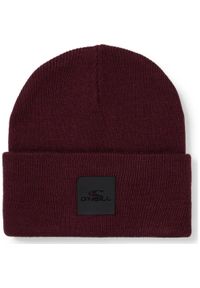 O'Neill - Czapka zimowa dziecięca O'neill Cube Beanie. Kolor: czerwony. Sezon: zima