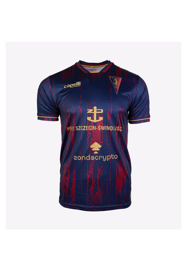 CAPELLI SPORT - Koszulka meczowa dziecięca Pogoń Szczecin 25/26. Materiał: materiał. Sport: fitness, piłka nożna