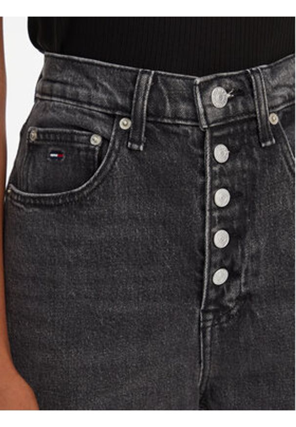 Tommy Jeans Jeansy DW0DW21373 Szary Mom Fit. Kolor: szary