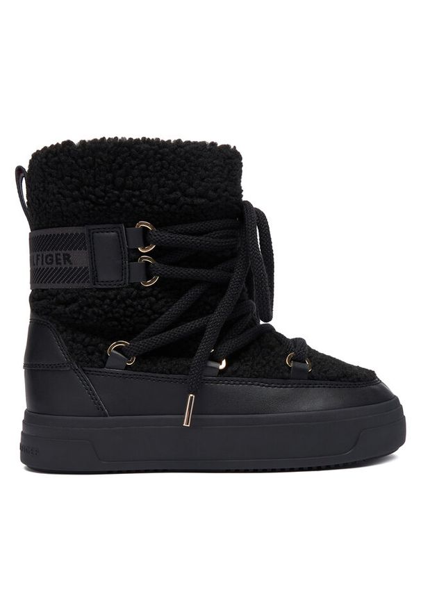 TOMMY HILFIGER - Śniegowce Tommy Hilfiger. Kolor: czarny