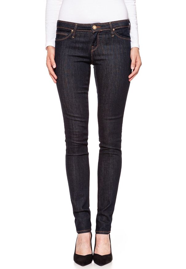 Lee - SPODNIE DAMSKIE LEE TOXEY ONE WASH L527SV45. Wzór: jednolity. Styl: elegancki