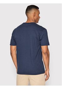 Calvin Klein T-Shirt Micro Logo Interlock K10K109894 Granatowy Regular Fit. Kolor: niebieski. Materiał: bawełna #4