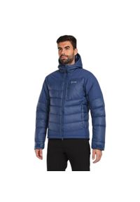 Kurtka puchowa Kilpi Guus. Kolor: niebieski. Materiał: nylon. Sport: turystyka piesza #1