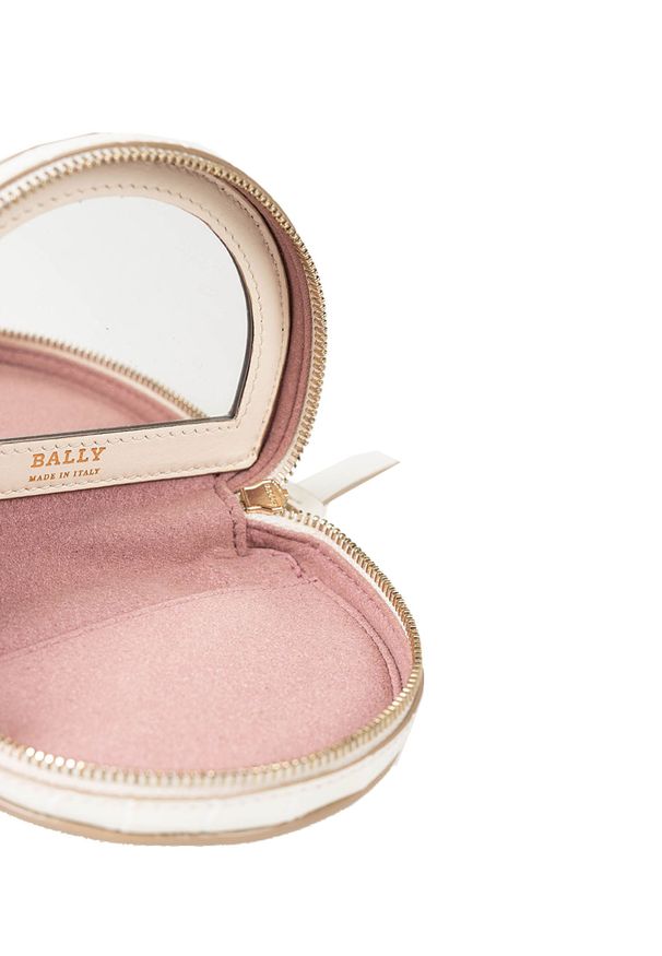 Bally Saszetka "Catilyn" | 6233024001 | Catilyn | Kobieta | Biały. Kolor: biały. Materiał: skóra. Wzór: aplikacja, nadruk, motyw zwierzęcy