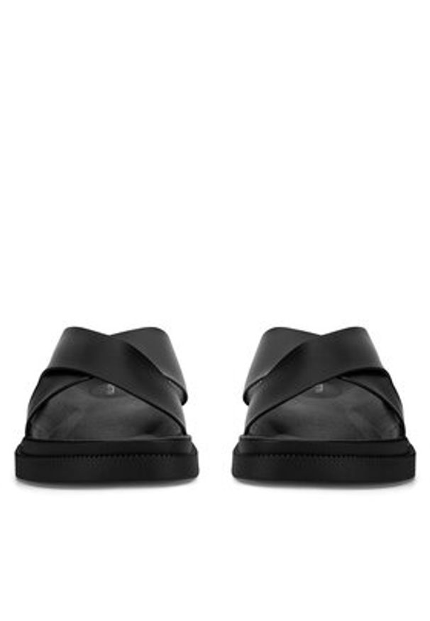 Lanetti Klapki MYL-LANETTI-01 Czarny. Kolor: czarny. Materiał: syntetyk