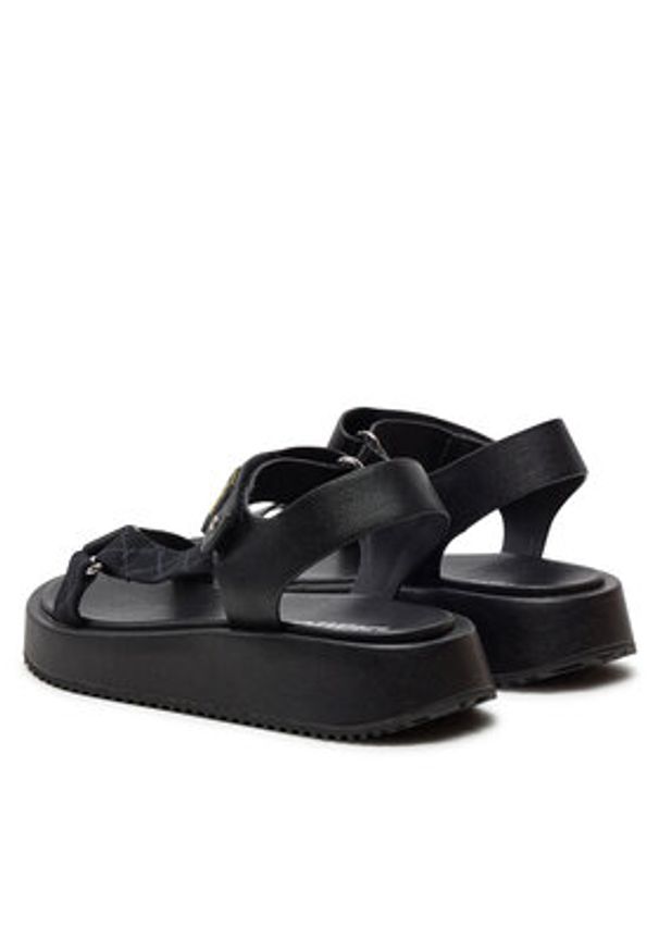 Blauer Sandały S4CLANCY03/ALL Czarny. Kolor: czarny. Materiał: skóra