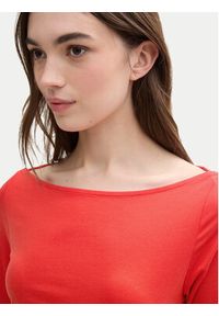 Tom Tailor Denim Bluzka 1045412 Czerwony Slim Fit. Kolor: czerwony. Materiał: bawełna #2