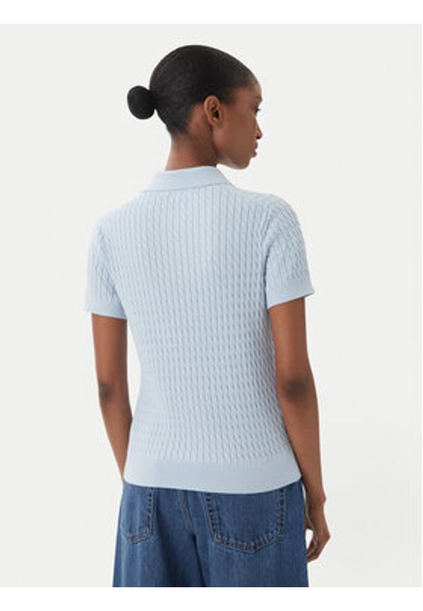 TOMMY HILFIGER - Tommy Hilfiger Sweter WW0WW41474 Niebieski Regular Fit. Kolor: niebieski. Materiał: bawełna