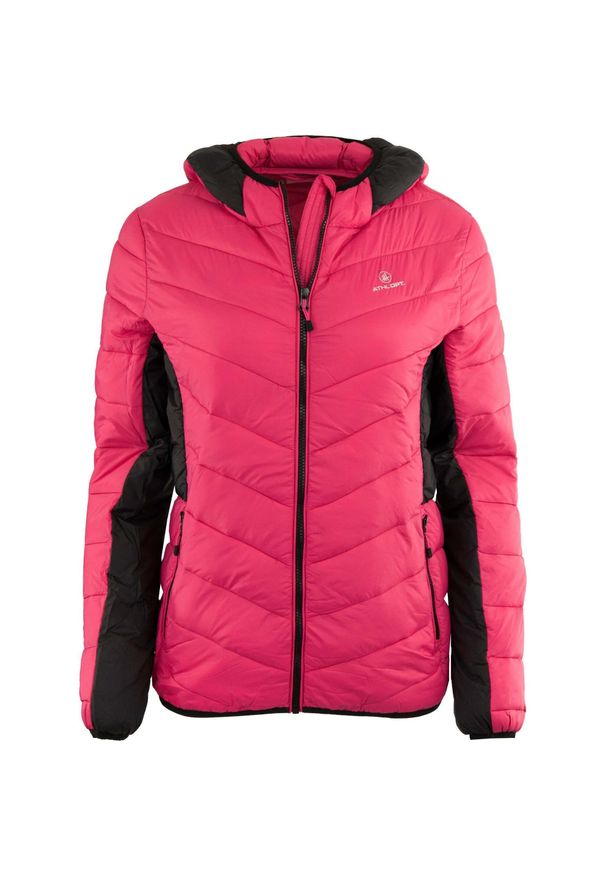 ZONE PERFECT - Ciepła kurtka zimowa ATHL. DPT Salome Fuchsia m. Kolor: wielokolorowy, czarny. Materiał: poliamid. Sezon: zima. Styl: elegancki