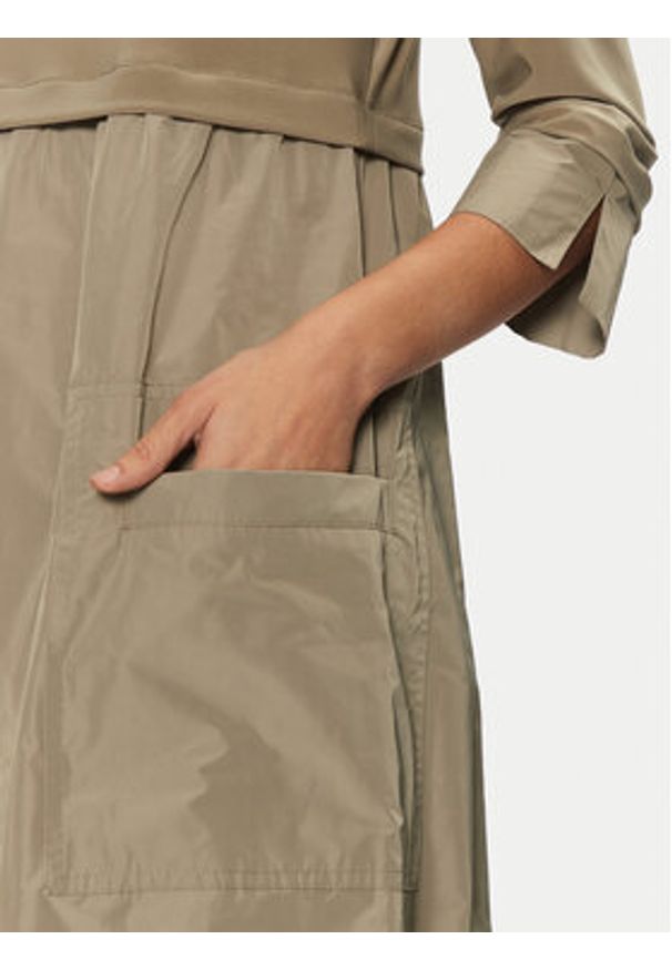 Joseph Ribkoff Sukienka codzienna 173444F24 Brązowy Regular Fit. Okazja: na co dzień. Kolor: brązowy. Materiał: syntetyk. Typ sukienki: proste. Styl: casual