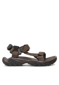 Teva Sandały M Terra Fi 5 Universal Leather 1099442 Brązowy. Kolor: brązowy. Materiał: skóra, nubuk #1
