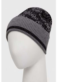 Guess czapka kolor czarny. Kolor: czarny. Materiał: dzianina #3