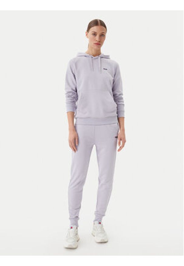 Fila Bluza Lierna FAW1054 Fioletowy Regular Fit. Kolor: fioletowy. Materiał: bawełna