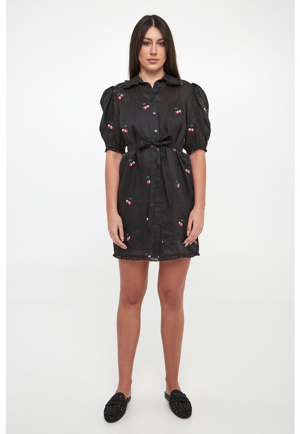 Twinset Milano - Sukienka mini w wiśnie TWINSET. Długość: mini