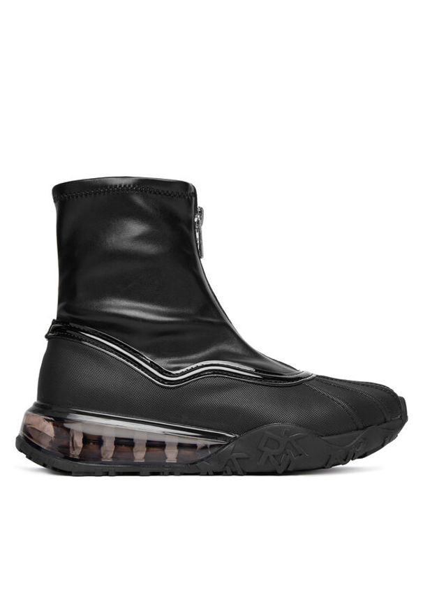 DKNY Botki K4500473 Czarny. Kolor: czarny. Materiał: skóra