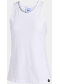 Damski Tanktop Joma Oasis Biały XL - Oddychający i Lekki. Kolor: biały. Materiał: bawełna. Sport: fitness
