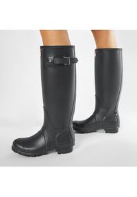Hunter Kalosze Womens Org Tall WFT1000RMA Czarny. Kolor: czarny. Materiał: kauczuk