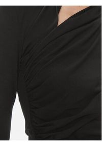 Pinko Bluzka 102363 A1DE Czarny Slim Fit. Kolor: czarny. Materiał: wiskoza #3