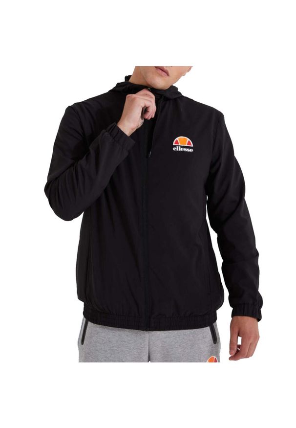 Bluza sportowa męska Ellesse Sella. Typ kołnierza: kaptur. Kolor: czarny. Sport: turystyka piesza