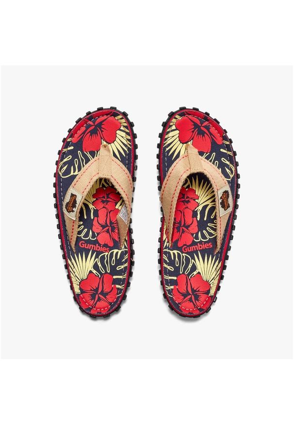 Japonki męskie Gumbies Islander Canvas Flip-Flops. Kolor: wielokolorowy. Sport: pływanie, fitness