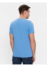 TOMMY HILFIGER - Tommy Hilfiger T-Shirt Logo MW0MW11797 Niebieski Regular Fit. Kolor: niebieski. Materiał: bawełna #4