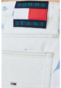 Tommy Jeans jeansy DW0DW12360.PPYY damskie high waist. Stan: podwyższony. Kolor: biały #4