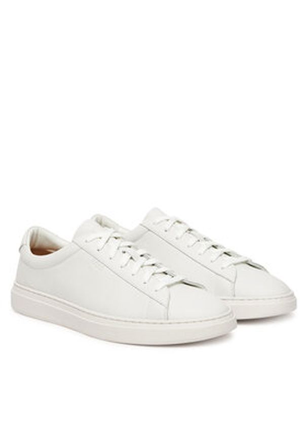 BOSS Sneakersy Kieran 50548716 Brązowy. Kolor: brązowy. Materiał: skóra