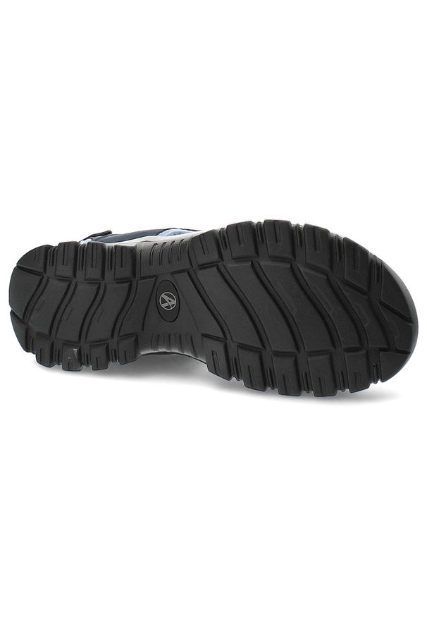 Granatowe Sandały Artiker Wygodne Obuwie Damskie. Zapięcie: pasek. Kolor: niebieski. Materiał: materiał. Wzór: paski. Sezon: lato