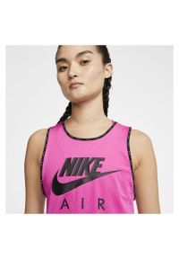Koszulka damska Nike Air CJ1868. Materiał: materiał, poliester, tkanina. Długość rękawa: bez rękawów. Technologia: Dri-Fit (Nike). Długość: długie #5