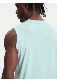 Kappa Tank top Logo Corpo Cadwal 303HZB0 Zielony Regular Fit. Kolor: zielony. Materiał: bawełna #3