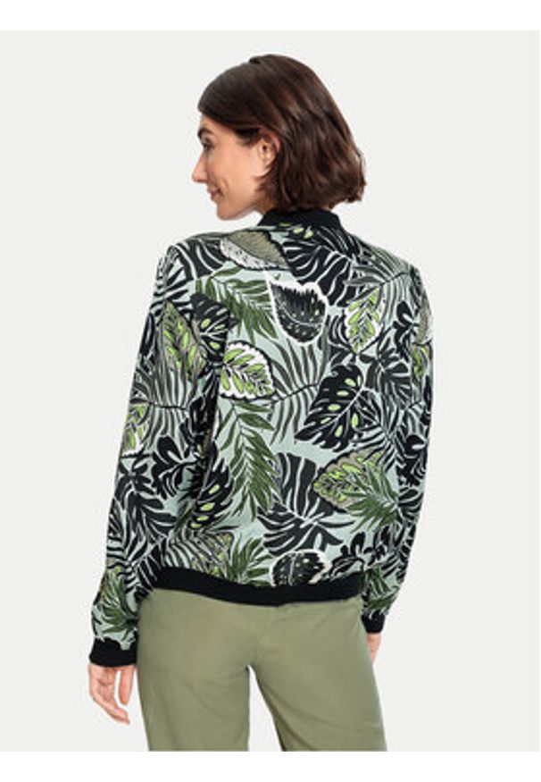 Olsen Bluza 15001422 Zielony Regular Fit. Kolor: zielony. Materiał: wiskoza