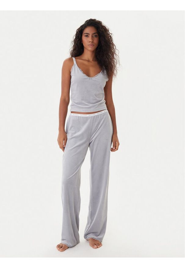 Juicy Couture Piżama JCLPJ225516 Szary Regular Fit. Kolor: szary. Materiał: syntetyk